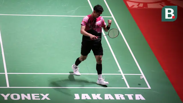 Foto: Perempat Final Indonesia Masters 2023 Dibuka dengan Drama Kemenangan Jonatan Christie dan Kekalahan Bagas/Fikri