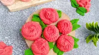 Resep kue semprit susu red velvet. (dok. Cookpad&nbsp;@lindaelzora)