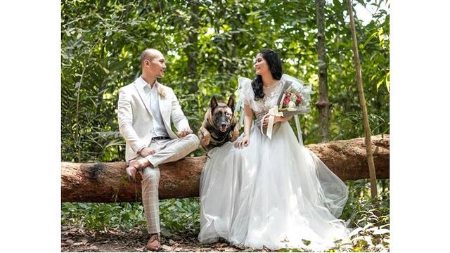 Bima Aryo dengan Anjing Peliharaannya