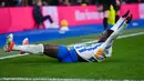 Kaoru Mitoma membuka keunggulan Brighton sebelum digandakan oleh Yankuba Minteh. Minteh kemudian mencetak gol keduanya di laga ini pada paruh kedua. (AP Photo/Dave Shopland)