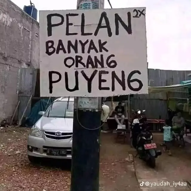 6 Tulisan Peringatan Sok Imut Ini Kocak Banget, Bacanya Jadi Geli Sendiri