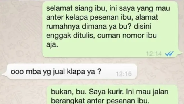 5 Foto Chat Kurir dengan Pelanggan Ini Bikin Kesal Sendiri