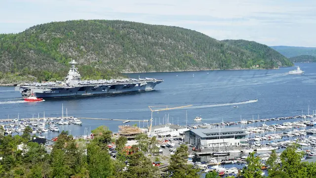 Kapal Perang Terbesar di Dunia Milik AS USS Gerald R. Ford