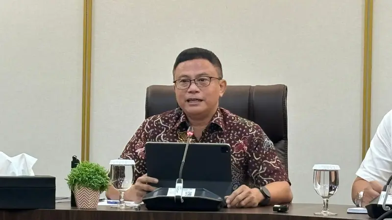 Plt. Sekretaris Jenderal Dewan Nasional KEK Rizal Edwin dalam Media session KEK, di Gedung Sekretariat Dewan Nasional KEK, dikutip Selasa (23/7/2024). (Tira/Liputan6.com)