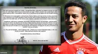 Inilah Isi Surat Perpisahan Thiago untuk Barca
