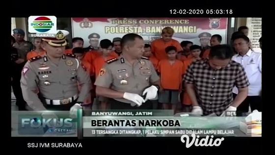 VIDEO: Polisi di Jombang Ringkus 20 Tersangka Pengedar Narkoba