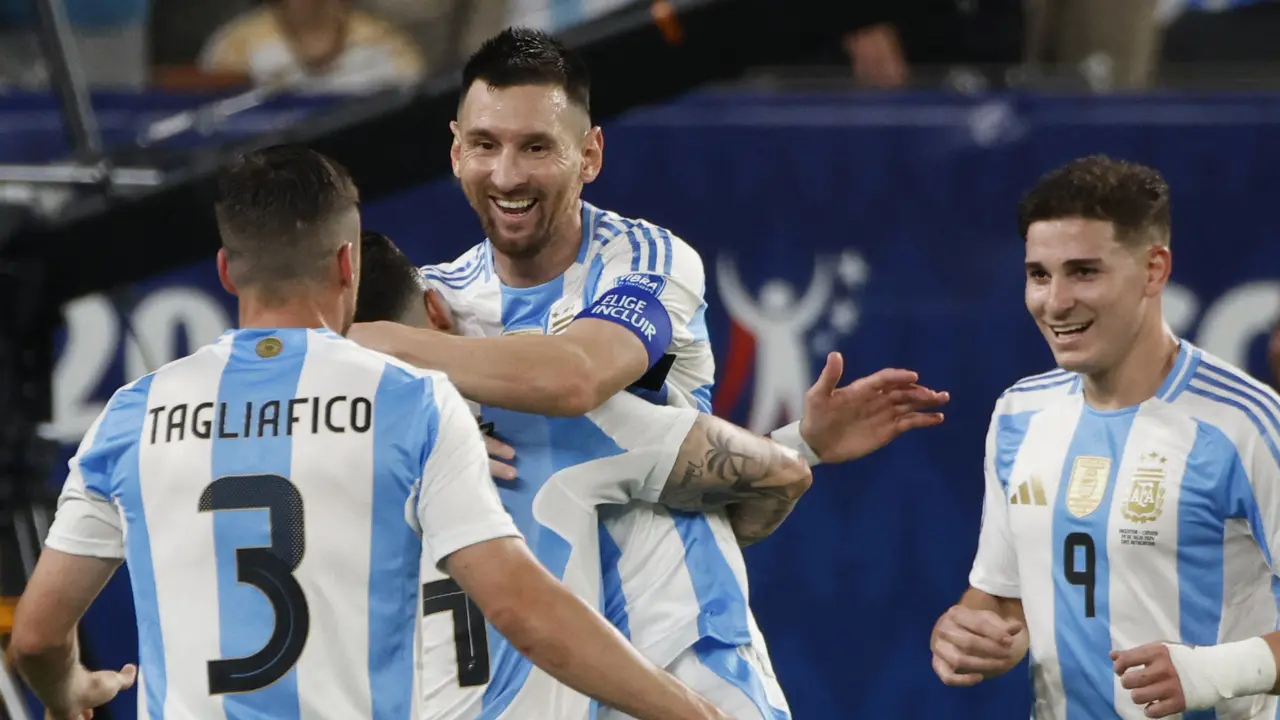Timnas Argentina menang 2-0 atas Timnas Kanada di babak semifinal Copa America 2024.