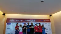 Acara jumpa pers Borobudur Marathon 2019 di Magelang, Jawa Tengah, Sabtu (16/11/2019). (foto: Liputan6.com/Thomas)
