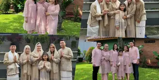 Setelah berpuasa di bulan Ramadan, Hari Kemenangan disambut sukacita oleh keluarga besar Ayu Ting Ting. (Instagram @ayutingting92).
