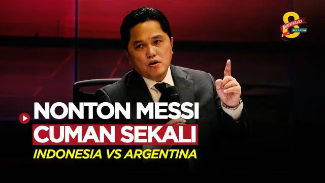 Berita Video jawaban Erick Thohir saat ditanya tiket laga FIFA Matchday antara Timnas Indonesia Vs Argentina