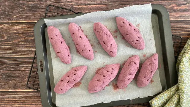 Resep Sweet Potato Mochi Bread ala Korea