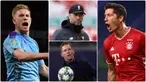UEFA resmi mengumumkan tiga finalis penghargaan UEFA Men's Player of the Year dan tiga finalis UEFA Men's Coach of the Year. Berikut daftar finalis nominasi UEFA Men's Player of the Year dan UEFA Men's Coach of the Year. (kolase foto AFP)