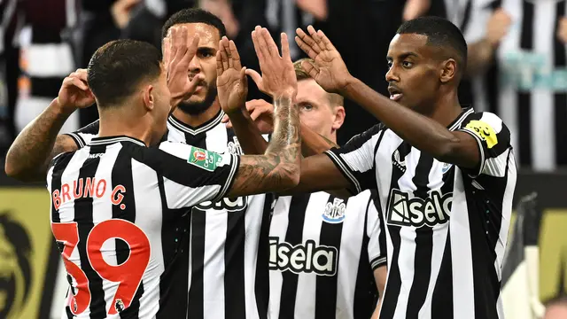 Hasil Newcastle United vs Manchester City di Carabao Cup