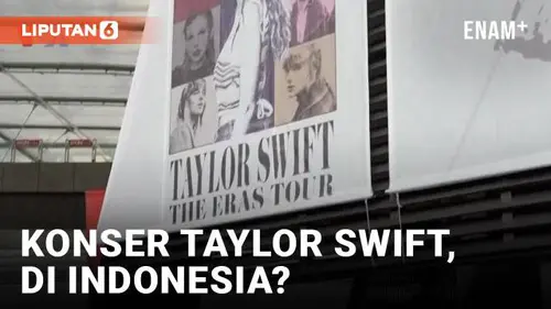 VIDEO: Indonesia Upayakan Sebar Narasi Siap Jadi Tuan Rumah Konser Taylor Swift
