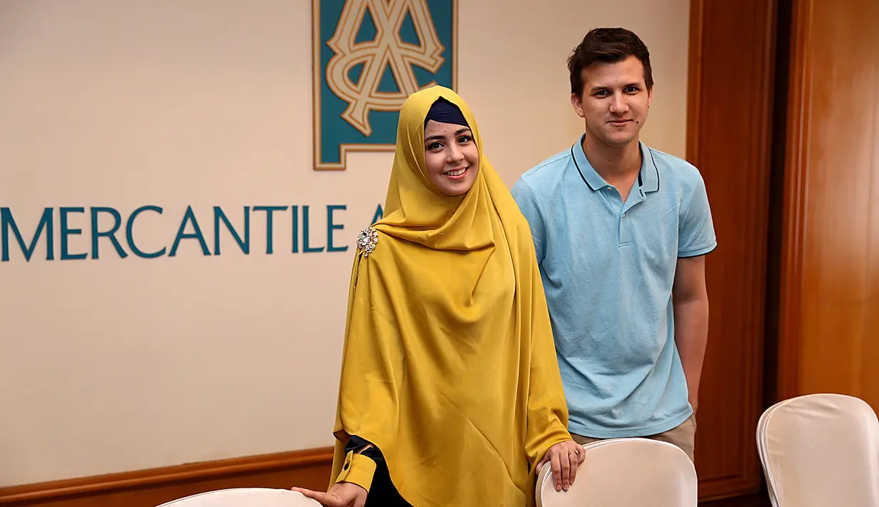 Preskon pernikahan dengan Stuart Colin