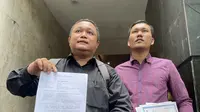 Penasihat Hukum Siskaeee, Agung Ginting di Polda Metro Jaya, Kamis (25/1/2024)(Liputan6.com/ Ady Anugrahadi)
