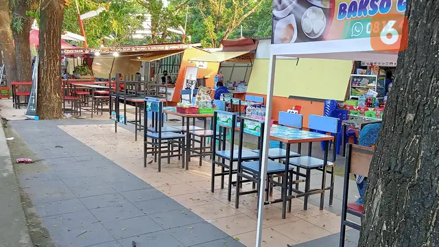 Kawasan kuliner Kanre Rong, Makassar (Liputan6.com/ Eka Hakim)