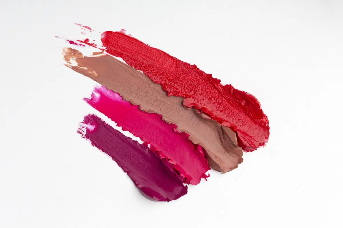 Ilustrasi warna lipstik