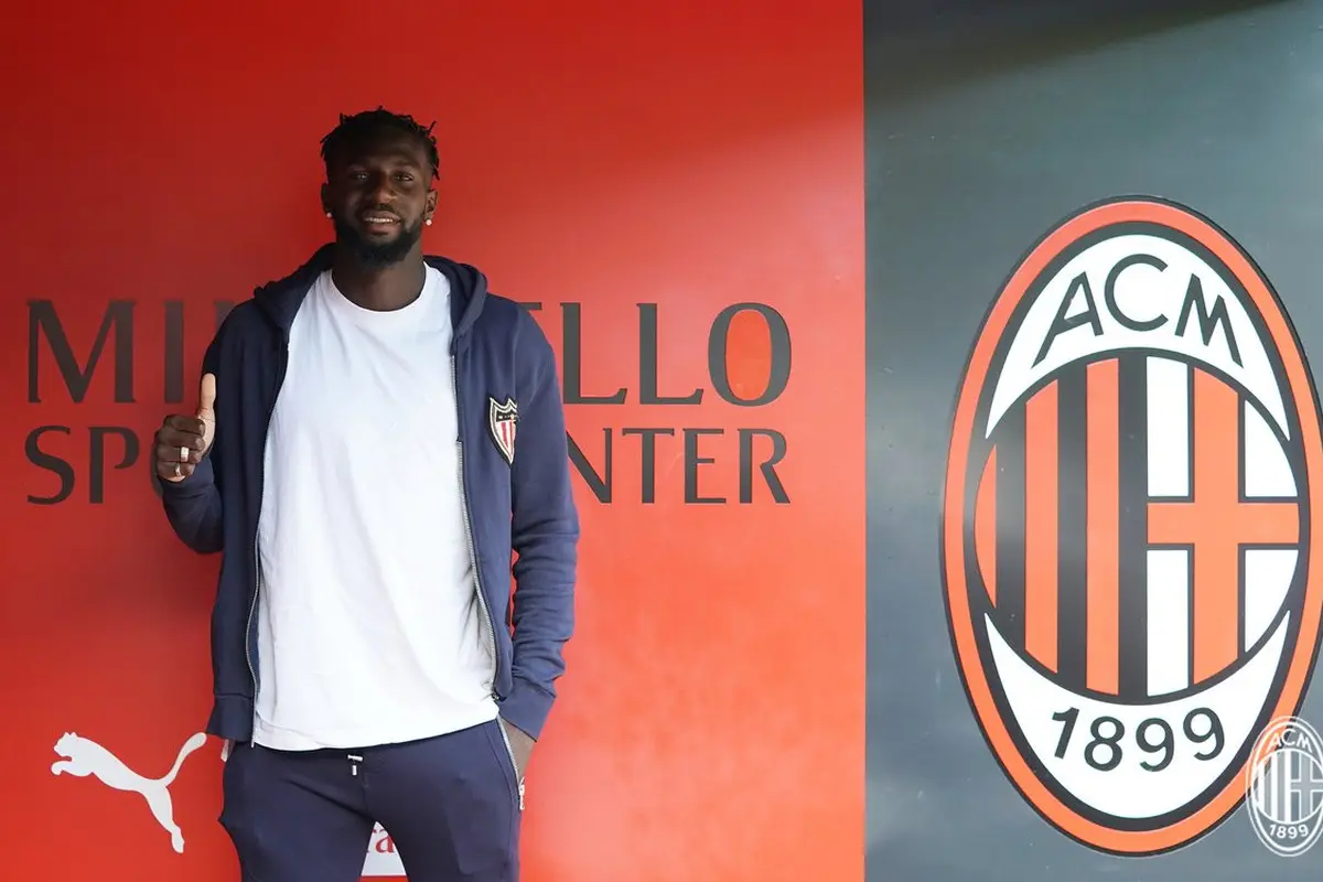 Gelandang AC Milan Tiemoue Bakayoko (Twitter AC Milan)