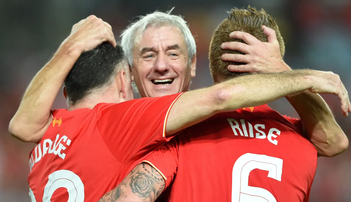 <p>Ian Rush tercatat telah membukukan sepuluh gol dari 23 penampilannya saat melawan Aston Villa, termasuk hattricknya pada musim 1983/1984. Rush sendiri merupakan penyerang Liverpool di era 80-an. (AFP/Peter Parks)</p>