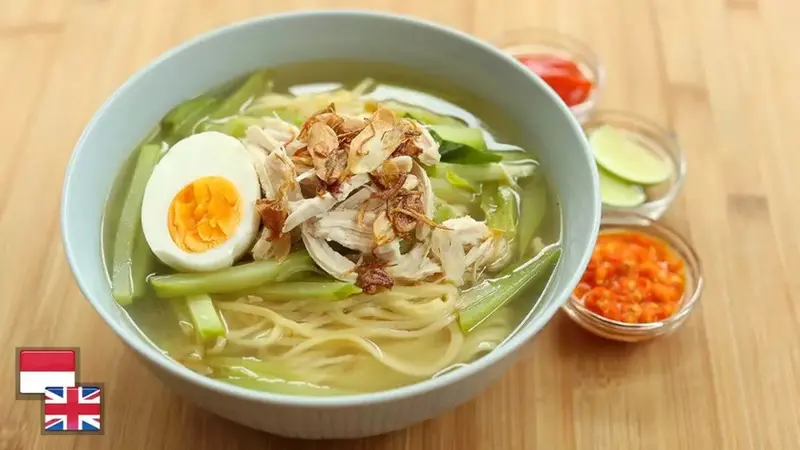 Resep mi basah kuah labu siam. (dok. Cookpad @devinahermawan)