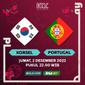 Piala Dunia 2022 - Korea Selatan Vs Portugal (Bola.com/Adreanus Titus)