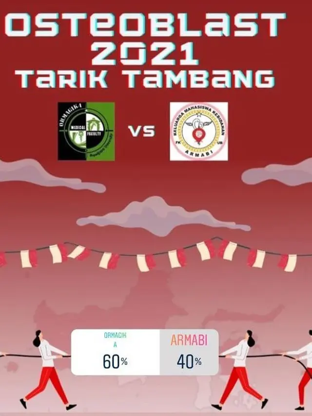 6 Potret Kocak Lomba Tarik Tambang 17-an Via Online Ini Kreatif Banget