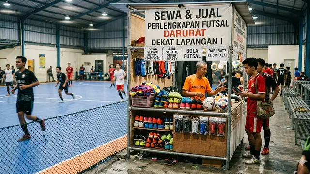Jasa Sewa dan Jual Perlengkapan Futsal Darurat. Gemini