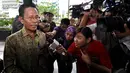 Panitera Mahkamah Konstitusi (MK) Kasianur Sidauruk kembali diperiksa KPK, Jakarta, Senin (15/12/2014). (Liputan6.com/Miftahul Hayat)
