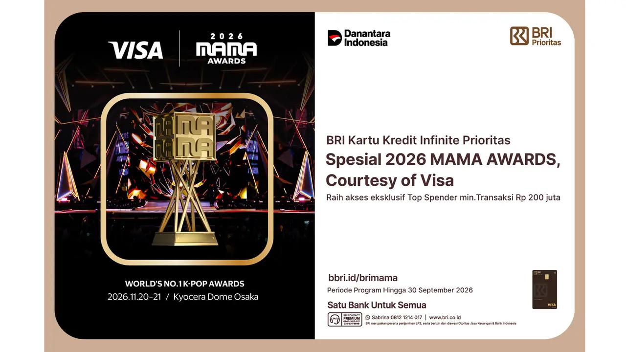 Mau Hadiri MAMA Awards 2026 di Osaka? Raih Akses Eksklusif dengan BRI Kartu Kredit