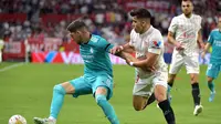 Sevilla saat menghadapi Real Madrid di Liga Spanyol (AFP)