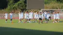 Indra Sjafri menyebut Skuad Garuda Muda siap bermain di ajang tertinggi multi event se-Asia Tenggara tersebut. Tampak dalam foto, pemain Tim Nasional (Timnas) Indonesia U-22 melakukan sesi latihan di Rajamangala University of Technology Lanna Stadium, Doi Saket, Chiang Mai pada Minggu (7/12/2025) sore waktu setempat. (Bola.com/Bagaskara Lazuardi)