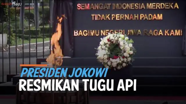 Hari Selasa (9/11) sebuah tugu baru diresmikan Presiden Joko Widodo di Lapangan Bela Negara, Kementerian Pertahanan. Namanya Tugu Api Semangat Indonesia Merdeka Tidak Pernah Padam.