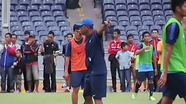 Persiapan pemain Timnas Indonesia vs Arab Saudi