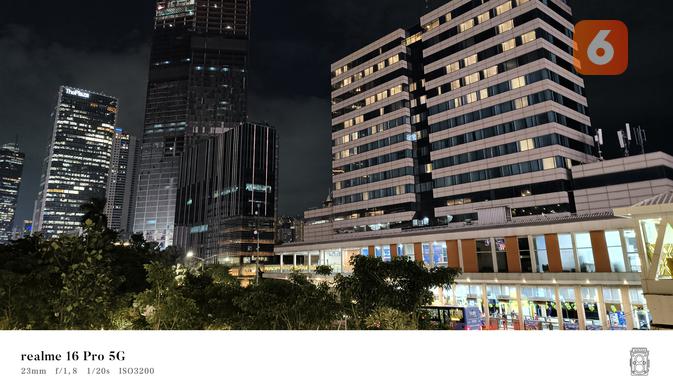 Hasil jepretan kamera Realme 16 Pro. Liputan6.com/Iskandar