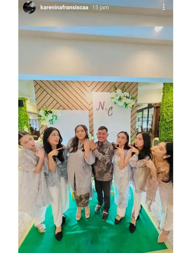 6 Momen Pertunangan Nadya Adik Nathalie Holscher, Berlangsung Intimate