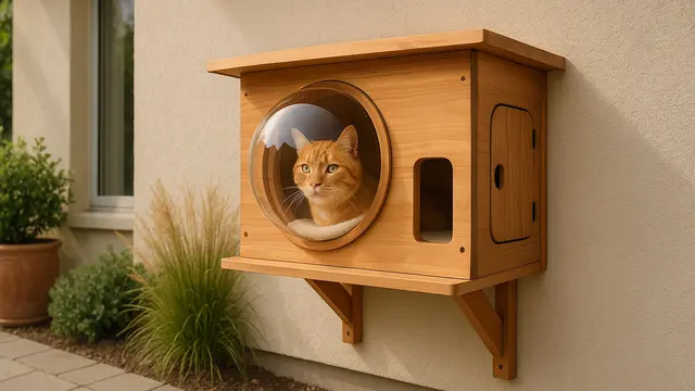 Model Rumah Kucing Outdoor yang Nyaman