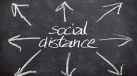 Ilustrasi Social Distancing. (Bola.com/Pixabay)