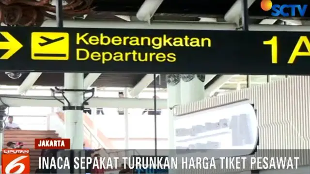 Penurunan antara lain diberlakukan untuk rute Jakarta-Denpasar, Jakarta-Yogyakarta, Bandung-Denpasar, dan Jakarta-Surabaya.