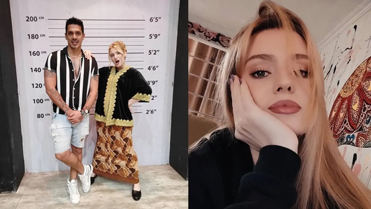 6 Potret Natasya Shine, Cewek Viral Asal Rusia Istri Robby Shine