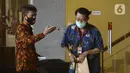 Dirut PT Abadi Sentosa Perkasa Didi Laksamana saat akan menjalani pemeriksaan penyidik di Gedung KPK, Jakarta, Rabu (1/7/2020). Didi menjadi saksi untuk tersangka mantan Dirut PTDI Budi Santoso terkait dugaan korupsi penjualan dan pemasaran pesawat di PTDI tahun 2007-2017. (merdeka.com/Dwi Narwoko)