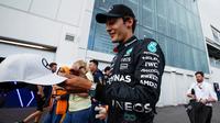 Usai meraih pole position, George Russell kini mengincar kemenangan seri F1 GP Kanada 2024. (Chris Graythen/Getty Images North America/Getty Images via AFP)