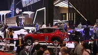 Pameran otomotif GIIAS 2021 di ICE, BSD. (Liputan6.com/Angga Yuniar)