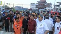 Menko Polhukam Wiranto meninjau kondisi Palu usai gempa dan tsunami. (dok Kemenko Polhukam)