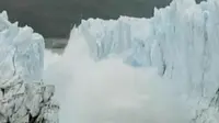 Runtuhnya Gletser Perito Moreno menjadi daya tarik wisatawan.
