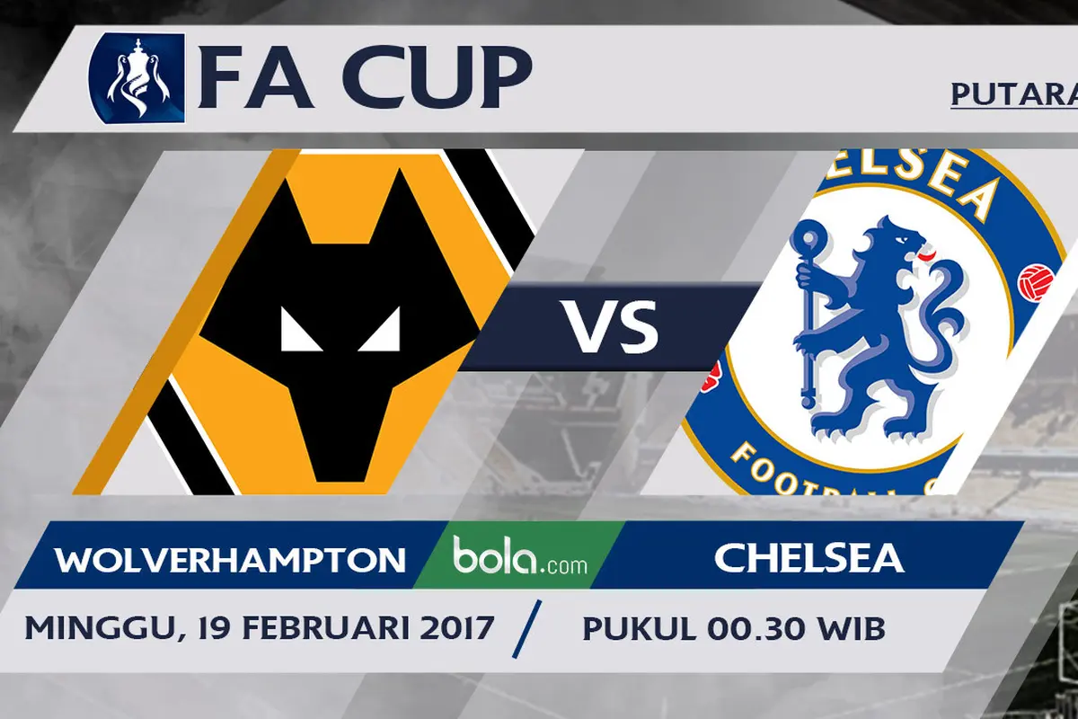 Piala FA_Wolverhampton Wanderers Vs Chelsea (Bola.com/Adreanus Titus)