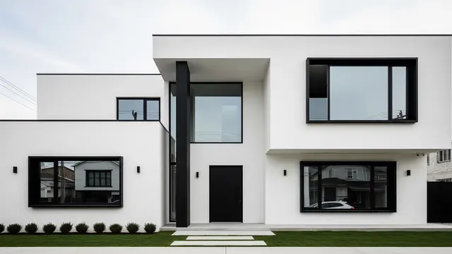 Model Cat Depan Rumah Minimalis (Image by Gemini AI)