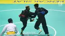 Hanifan Yudani Kusumah, meraih medali emas Asian Games 2018 dari nomor tarung kelas C 55-60 kg usai mengalahkan Thai Linh Nguyen asal Vietnam. (merdeka.com/Imam buhori)