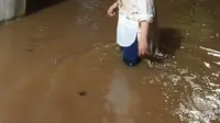 Banjir di Benda Baru, Kecamatan Pamulang, Kota Tangerang Selatan. (Dok. Istimewa)