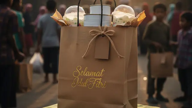 Bungkus Hampers Lebaran 2026. AI